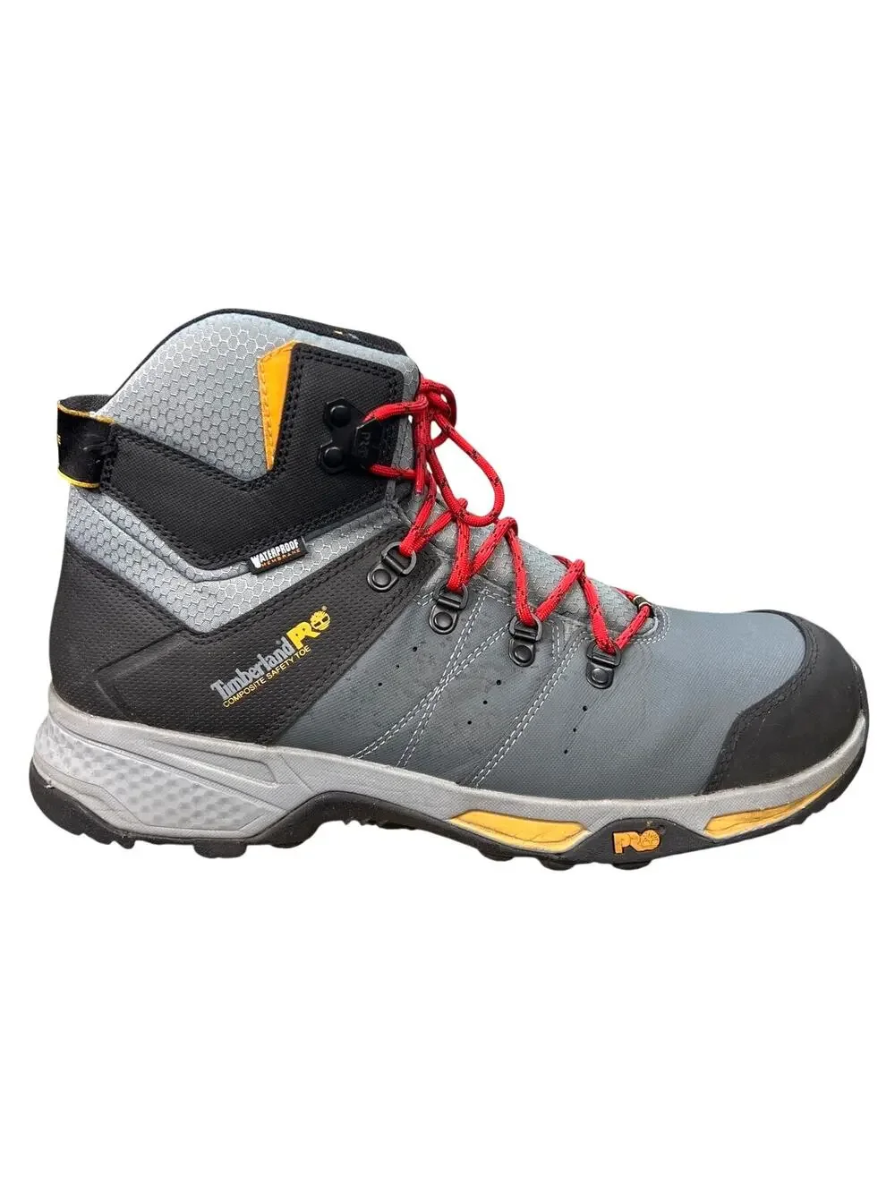 Timberland PRO Men's Switchback WP Grey Safety Boots Size US 11